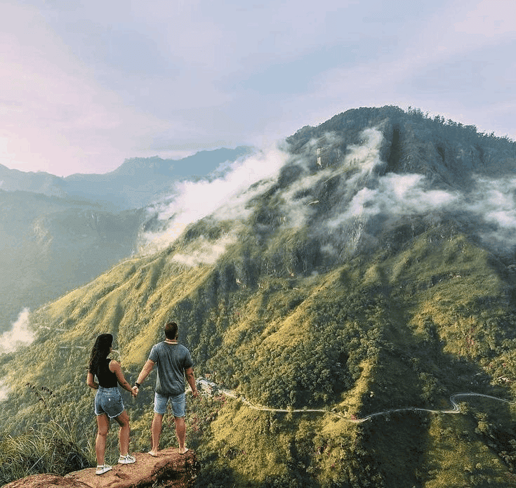 The view of little adam's peak Ella